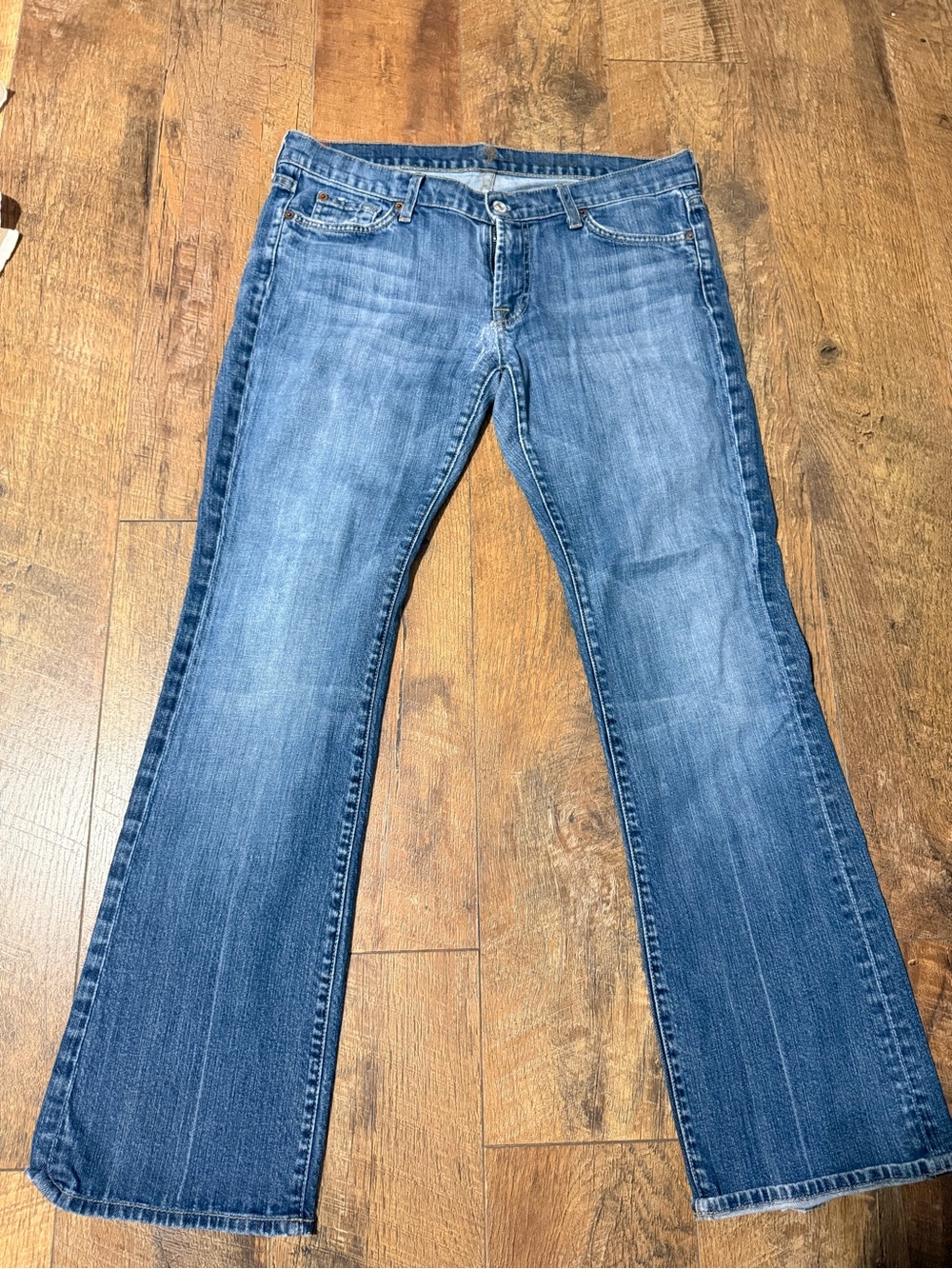 7 for all Mankind jeans bootcut Vintage Y2K Made in USA flare Size 32